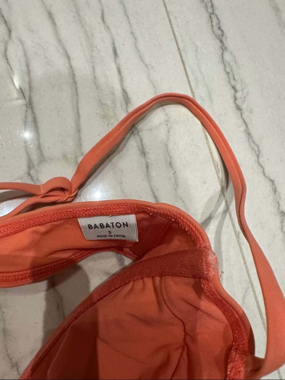 Aritzia Babaton- Coral Adjustable Balconette high rise Bikini Set - Picture 3 of 12